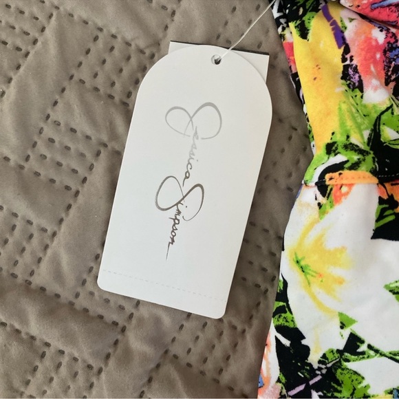 Jessica Simpson Floral One Piece Swimsuit - Multicolor - Picture 4 of 4